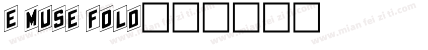 e muse fold字体转换